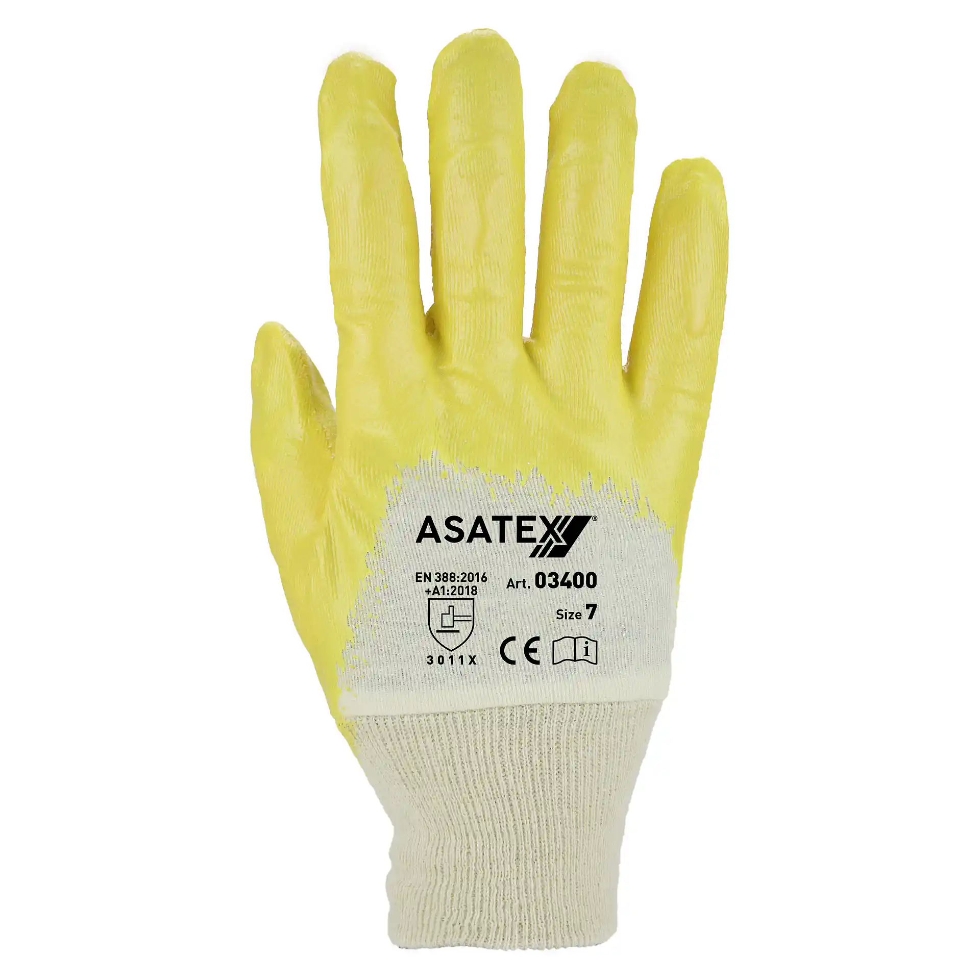 Handschuhe Nitril gelb Gr.10