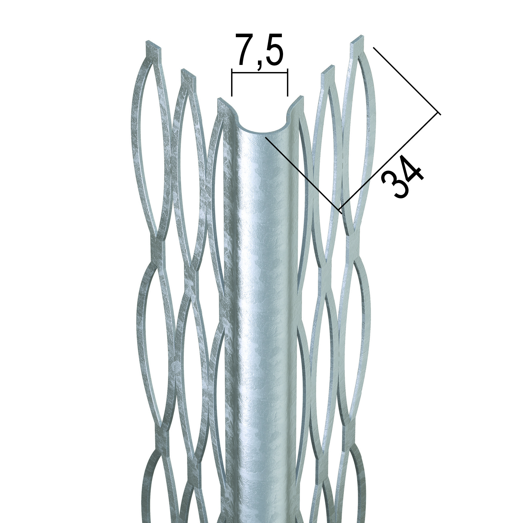 Eckschutzschiene 1005x3000 (25 Stk)