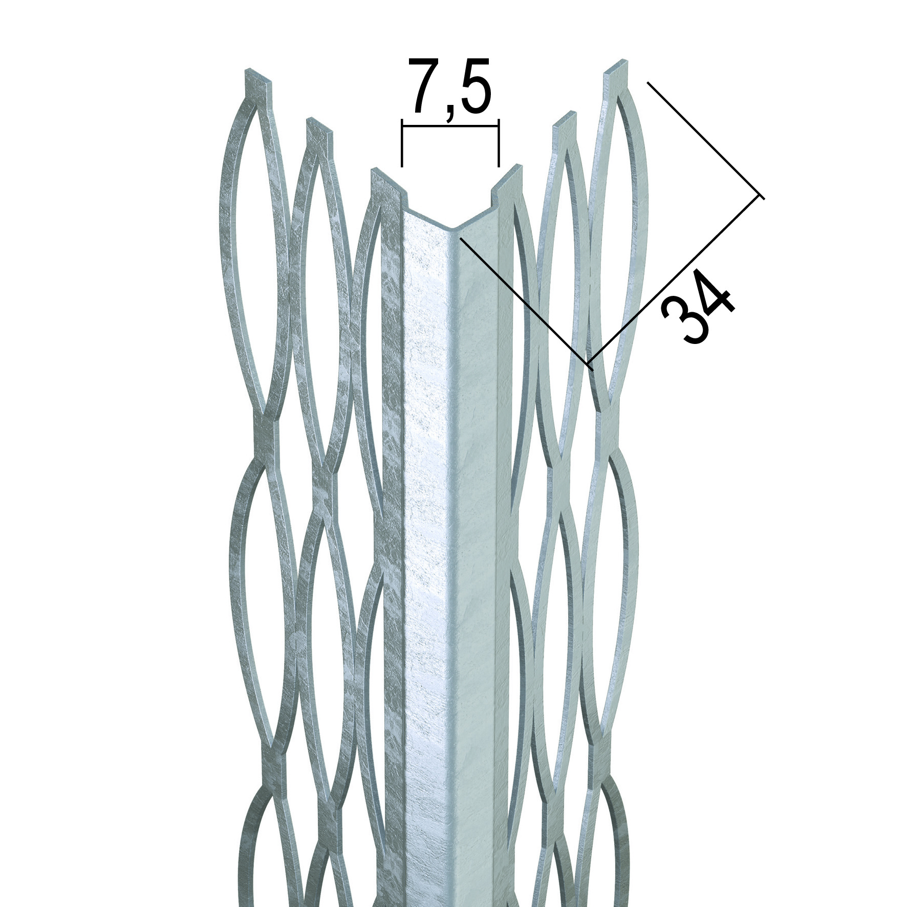 Eckschutzschiene 1007x2600 (25 Stk)