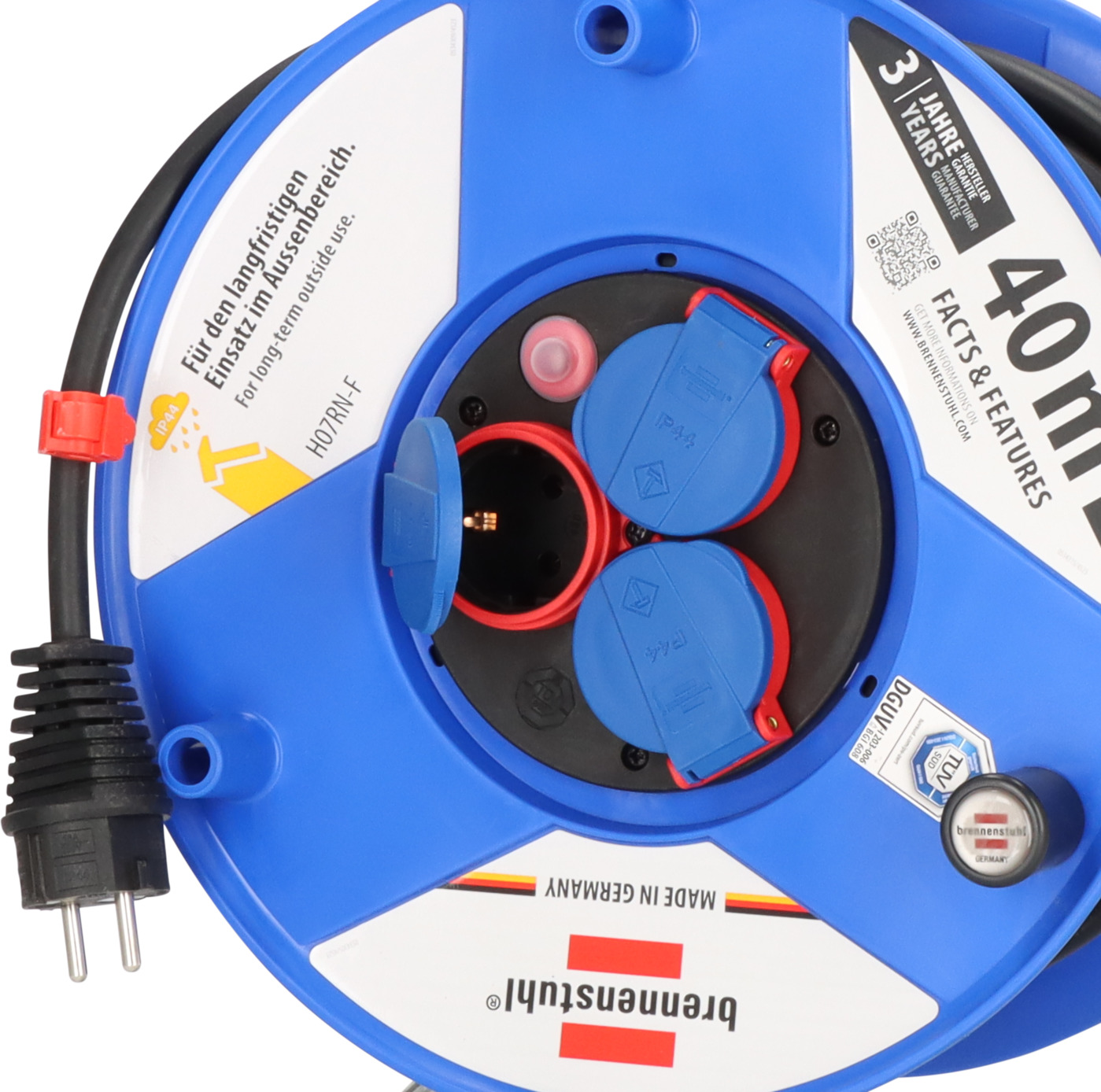 Kabeltrommel Garant IP44 40m H07RN-F 3G1,5