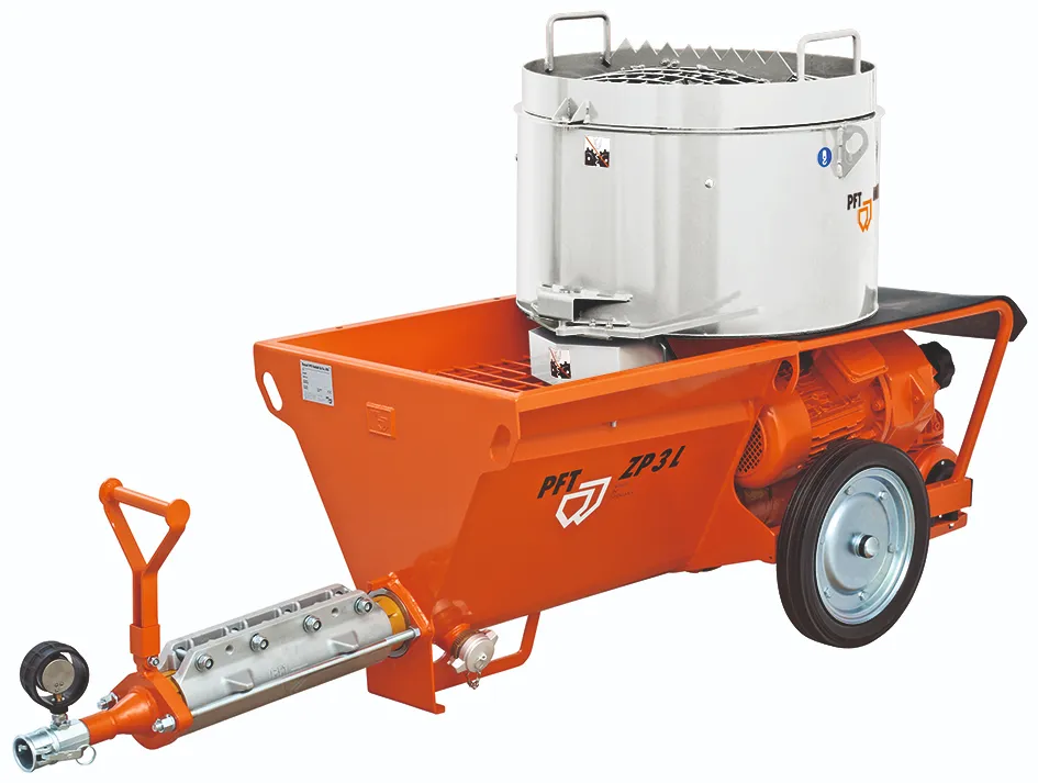 PFT ZP 3 L MULTIMIX vario, 400 V, 3 Ph, 50 Hz