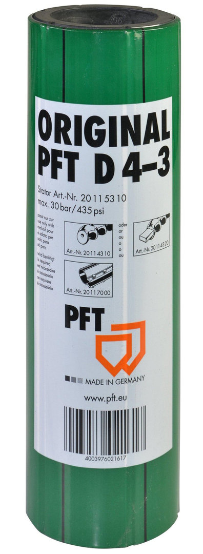 PFT Mantel D4-3 1/2 spannbar grün