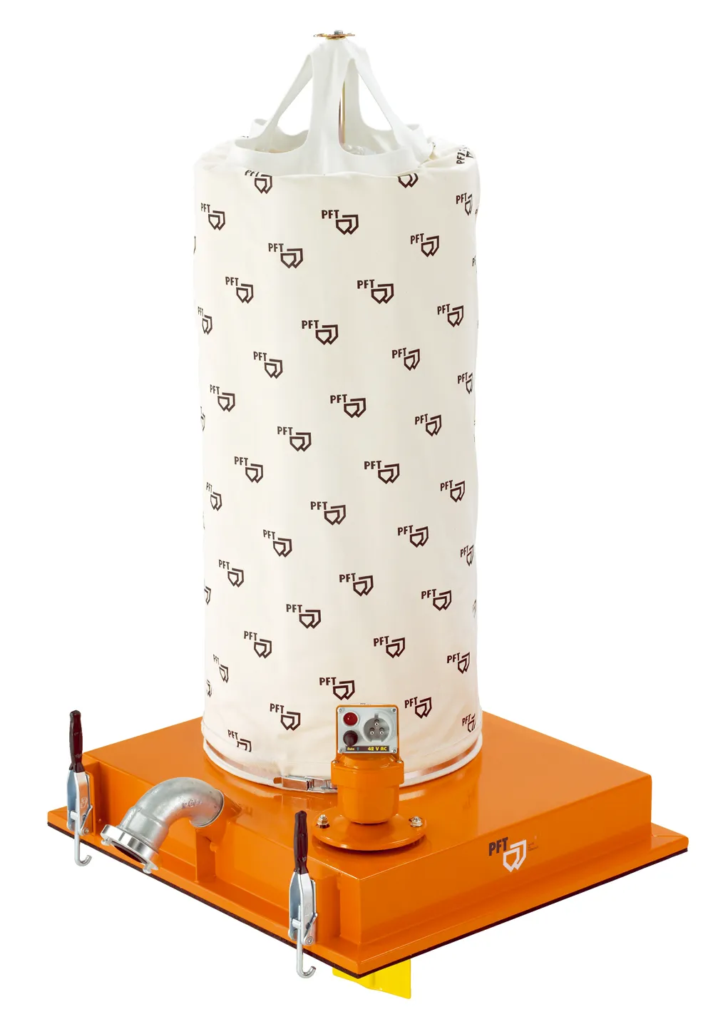 Einblashaube E1 runder Monofilter kpl.