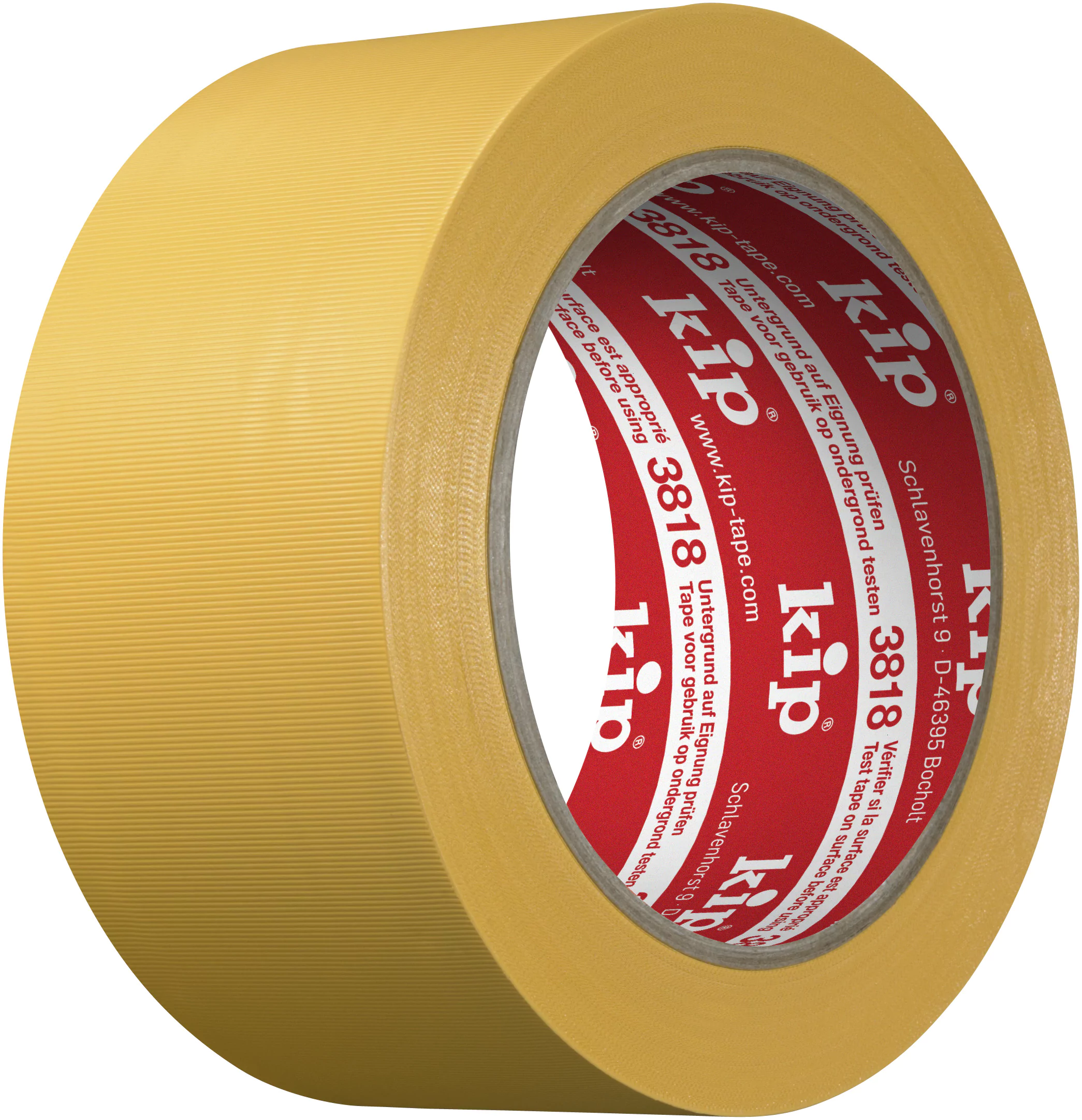 KIP Klebeband 50x33 gelb gerillt
