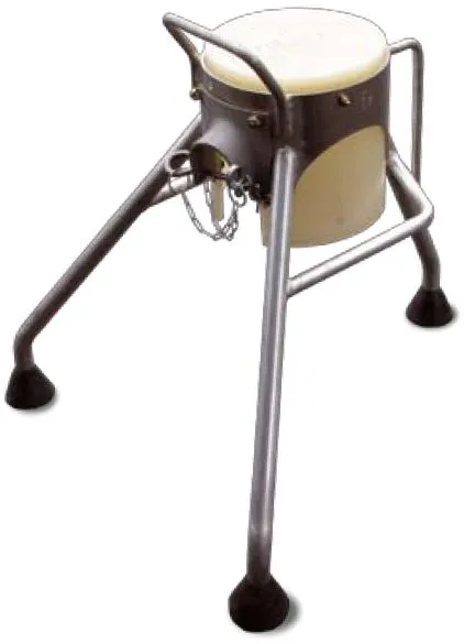 Auslaufbock Alu PM NW65 3-Bein