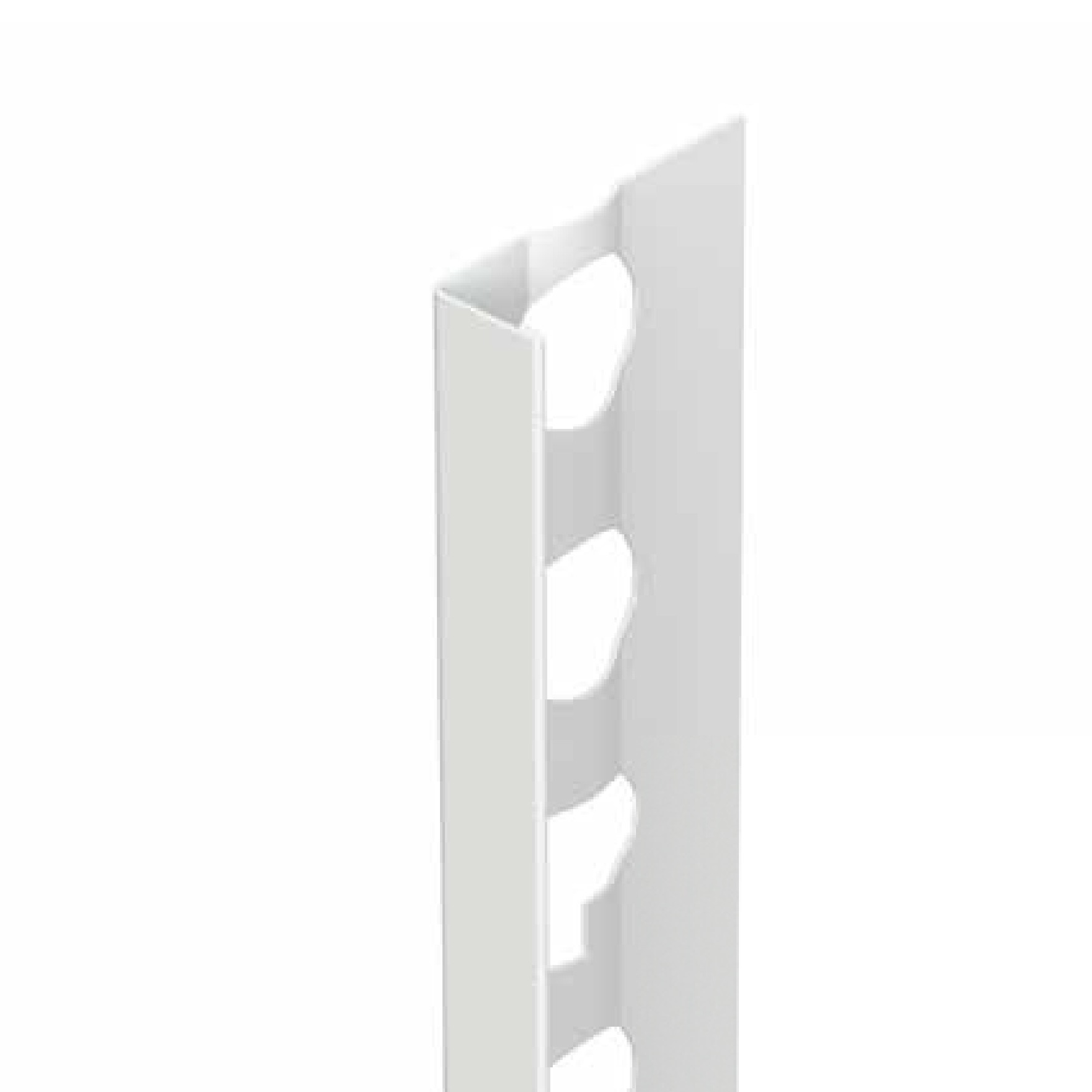 Abschlußprofil Alu weiß 10mm (25 Stk)