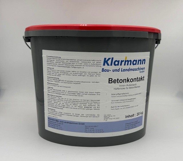Betonkontakt, rote Einfärbung, 20 KG Eimer