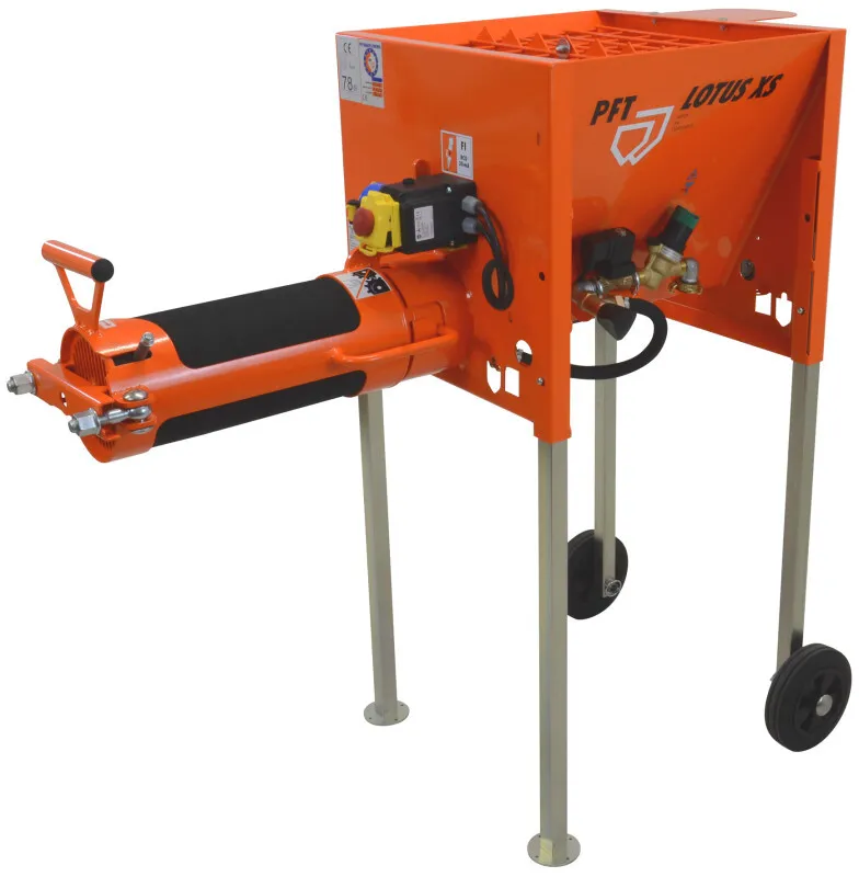 PFT Durchlaufmischer LOTUS XS r für Spachtelanwendung 230 V, 1 Ph, 50 Hz