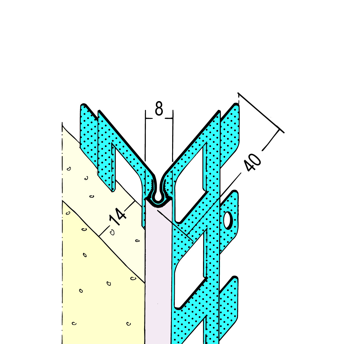Außenputzschiene 1013x3000 (15Stk.)