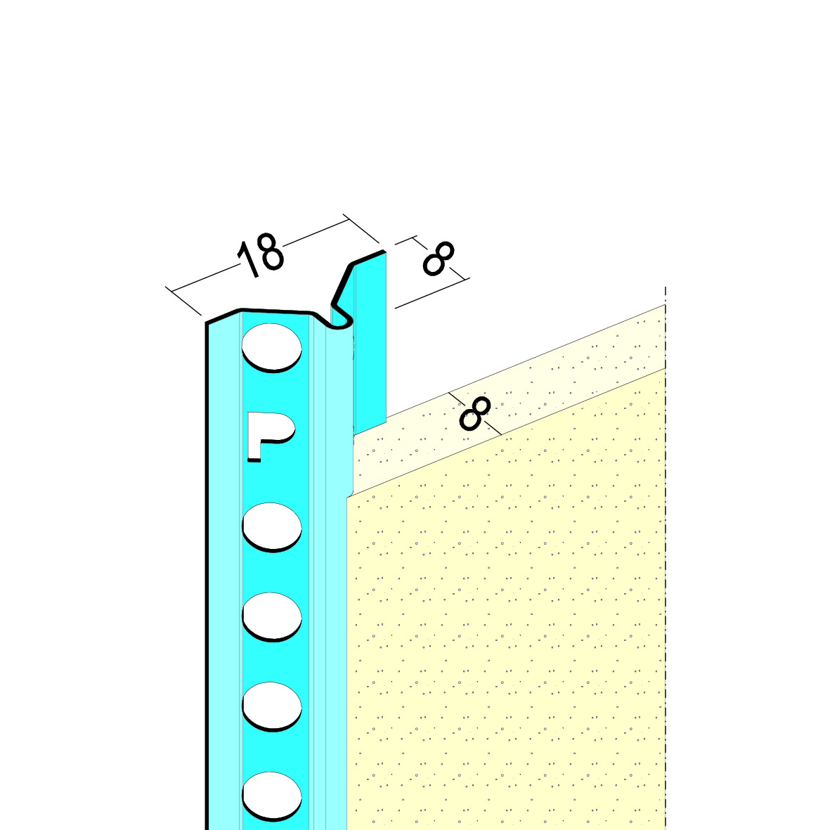 Putzleiste 1108x2600 (50 Stk)
