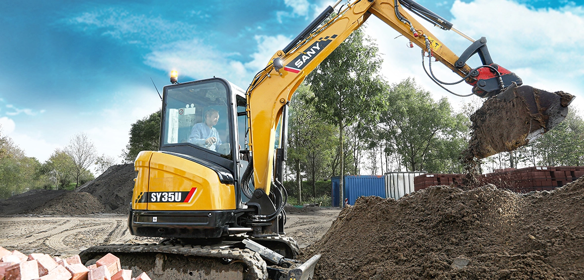 Sany SY35U Kurzheckbagger