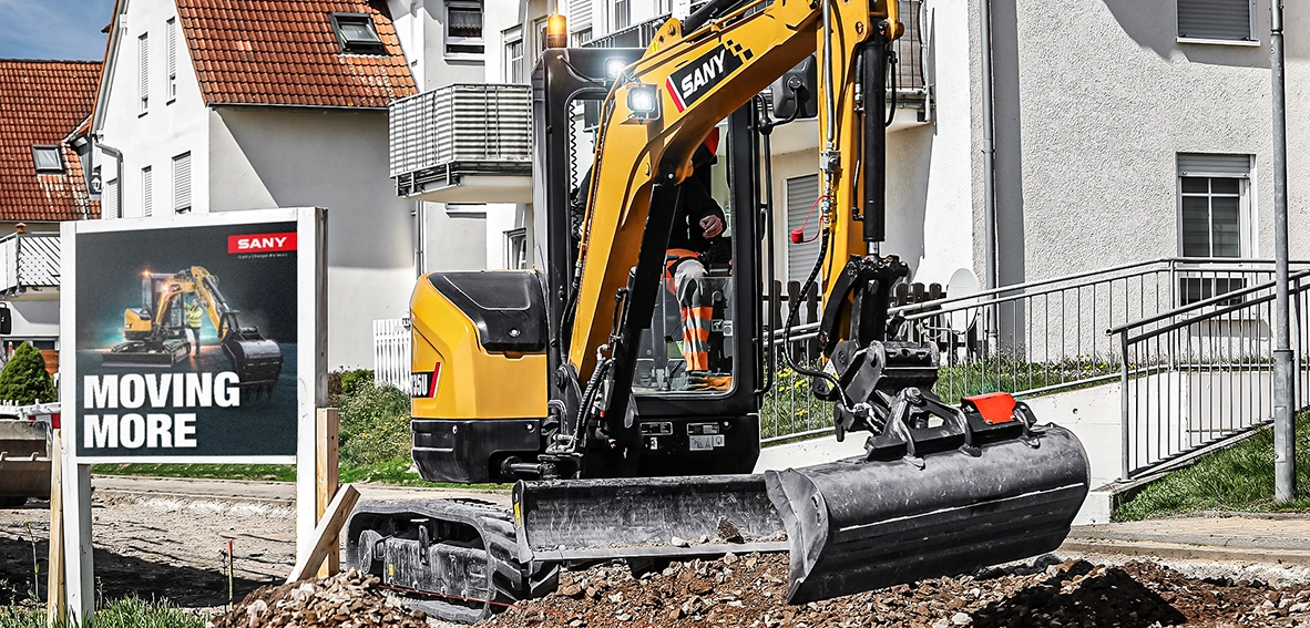 Sany SY35U Kurzheckbagger