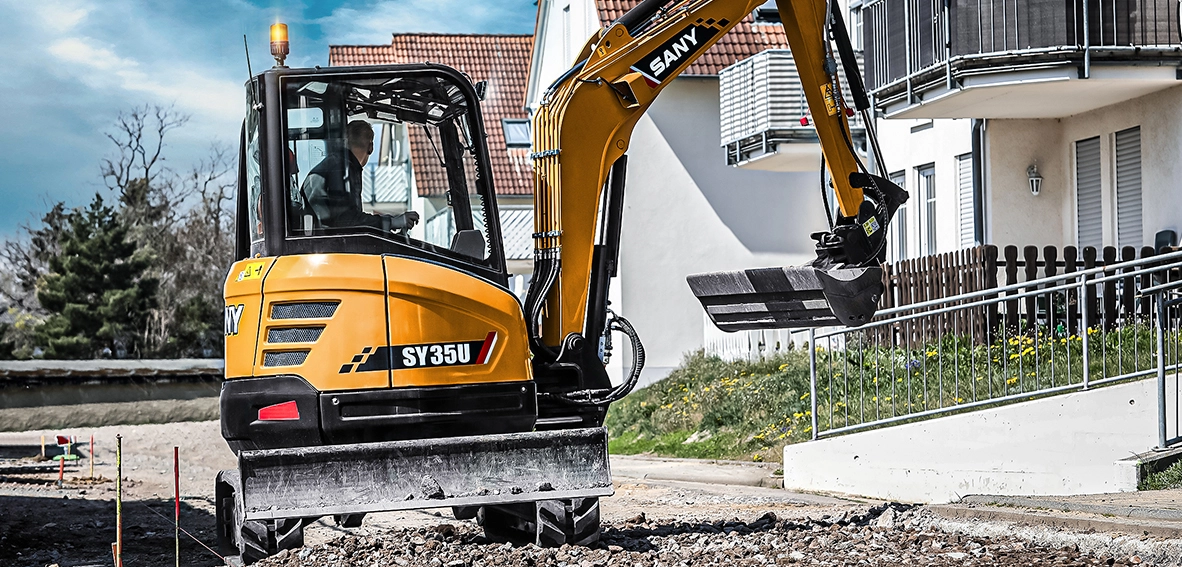 Sany SY35U Kurzheckbagger