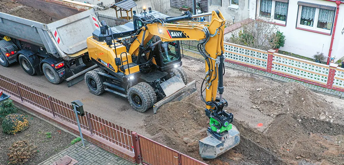 Sany SY155W Mobilbagger