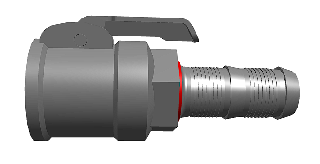 Kupplung 25-40mm mit Tülle