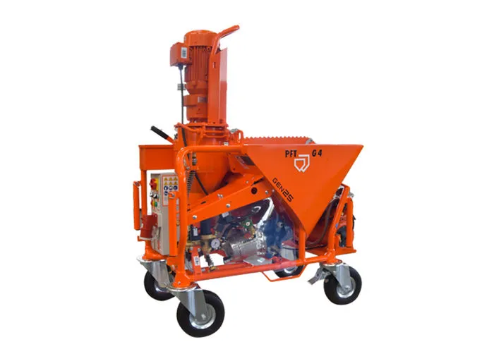 PFT Mischpumpe G 4 gen25 r 400 V 3 Ph 50 Hz plaster